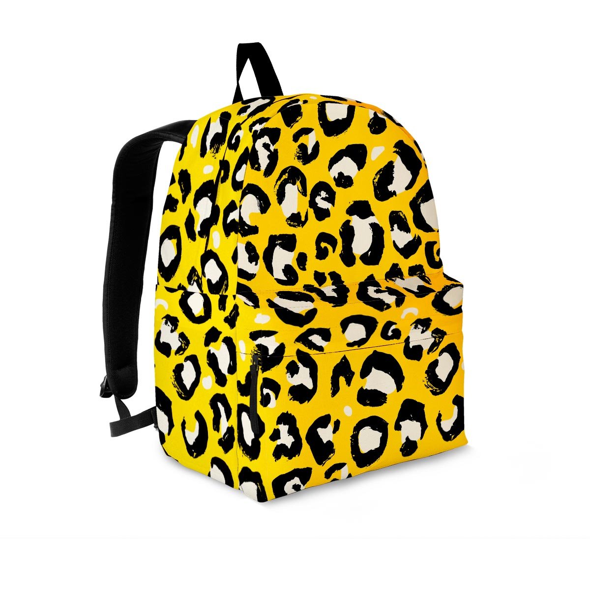Yellow Leopard Backpack-grizzshop