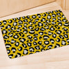 Yellow Leopard Door Mat-grizzshop