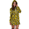 Yellow Leopard Hoodie Dress-grizzshop