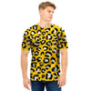 Yellow Leopard Men T Shirt-grizzshop