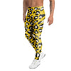 Yellow Leopard Men's Leggings-grizzshop