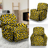 Yellow Leopard Recliner Cover-grizzshop