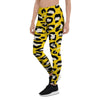 Yellow Leopard Women's Leggings-grizzshop