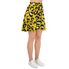 Yellow Leopard Women's Skirt-grizzshop