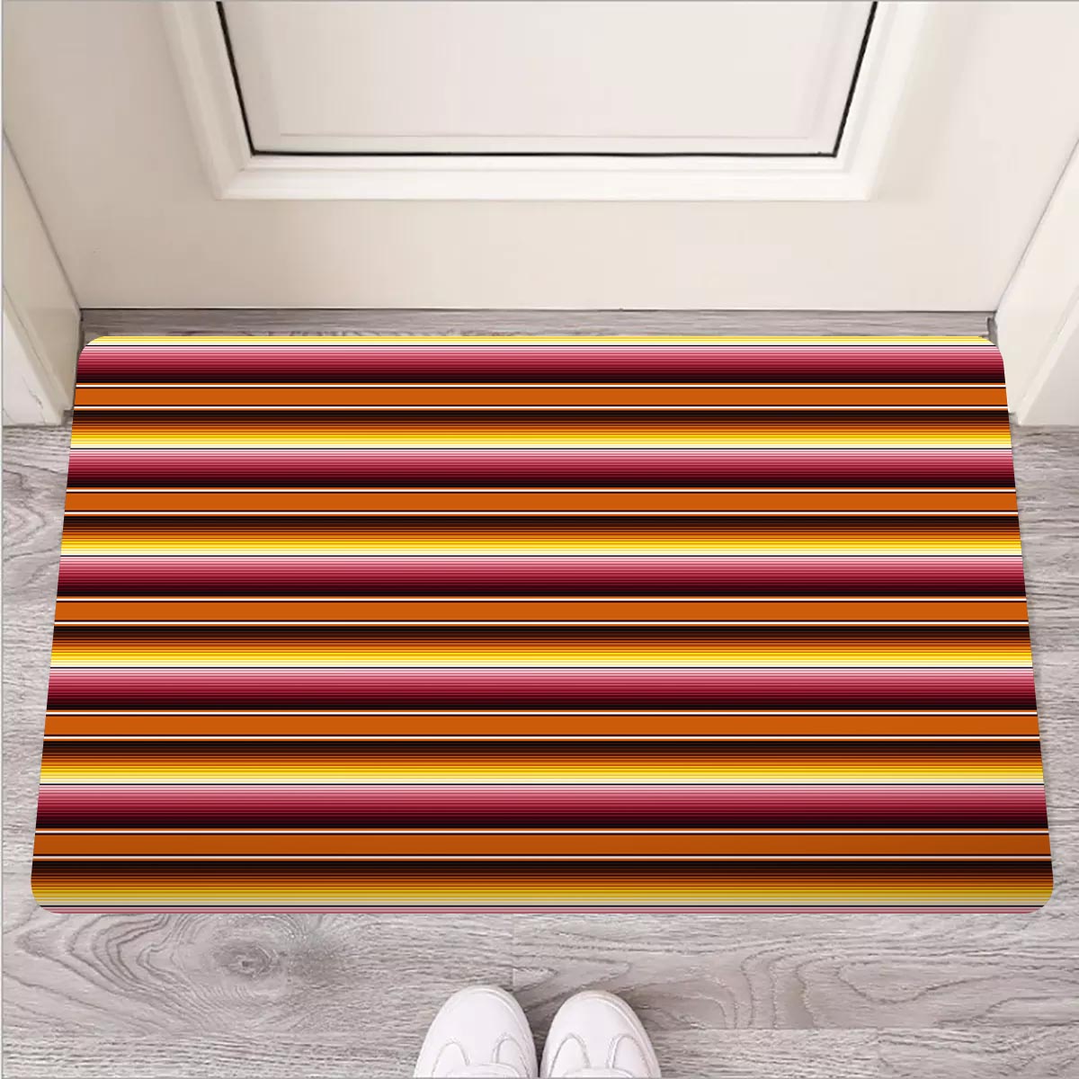 Yellow Mexican Baja Door Mat-grizzshop