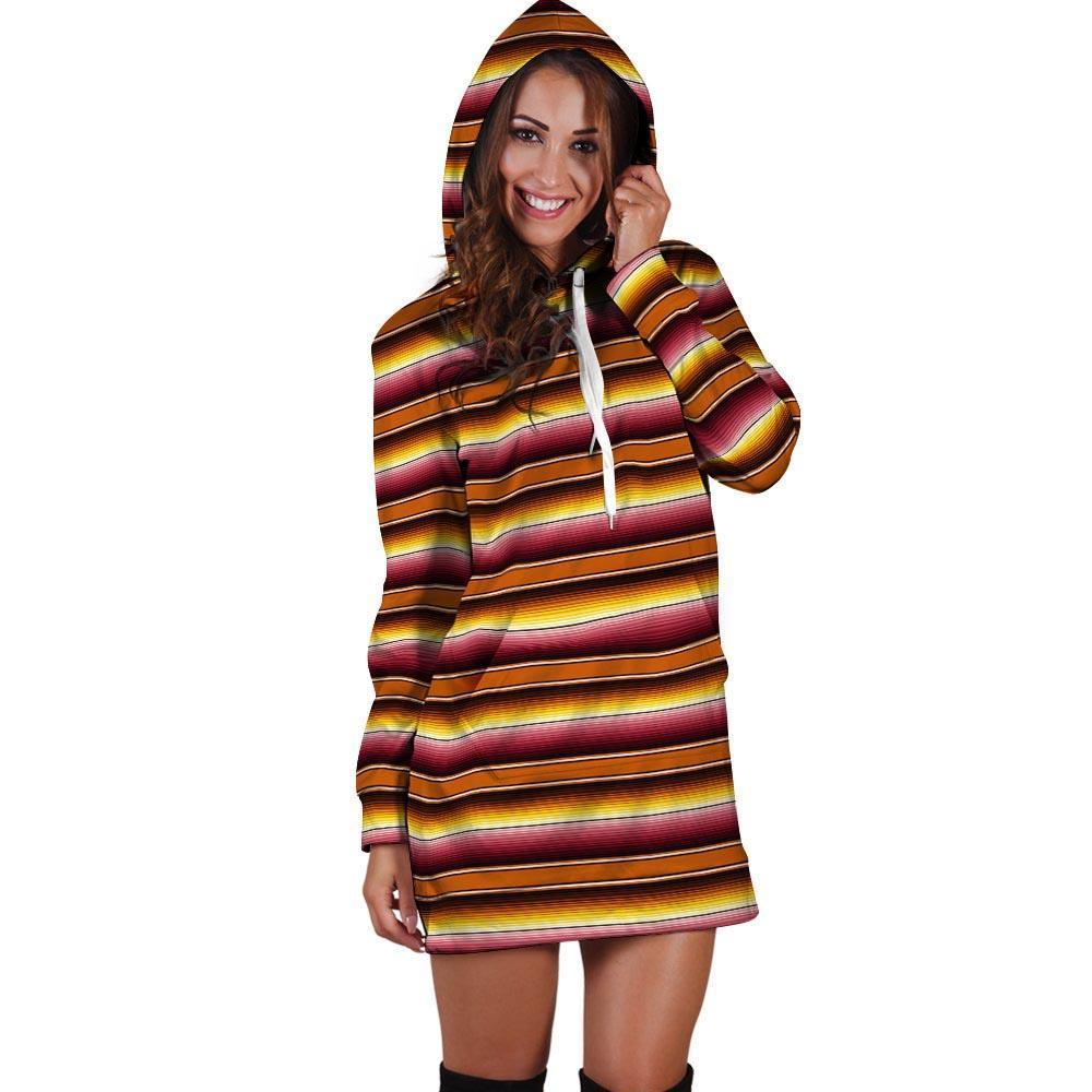 Yellow Mexican Baja Hoodie Dress-grizzshop