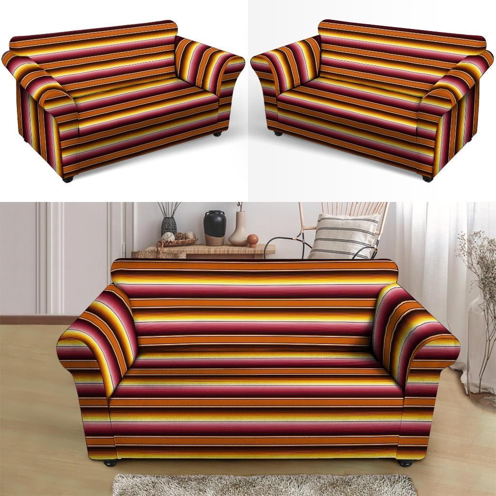 Yellow Mexican Baja Loveseat Cover-grizzshop