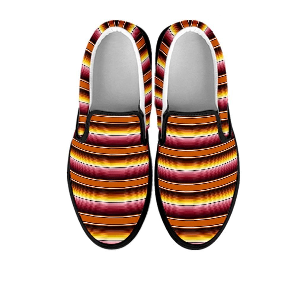 Yellow Mexican Baja Men's Slip On Sneakers-grizzshop