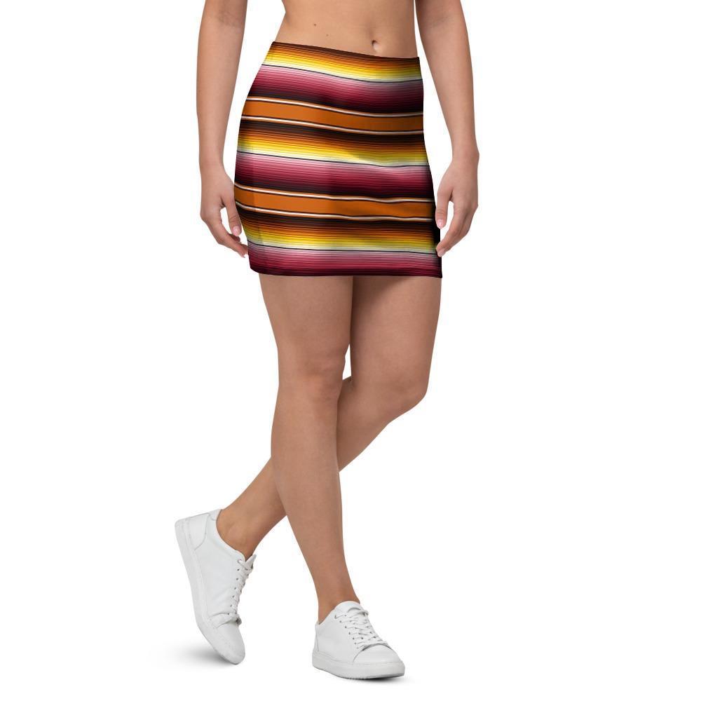 Yellow Mexican Baja Mini Skirt-grizzshop