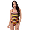 Yellow Mexican Baja One Piece Swimsuite-grizzshop