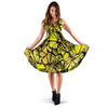 Yellow Monarch Butterfly Dress-grizzshop