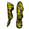 Yellow Monarch Butterfly Muay Thai Shin Guard-grizzshop