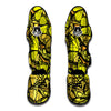 Yellow Monarch Butterfly Muay Thai Shin Guard-grizzshop