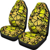 Load image into Gallery viewer, Yellow Monarch Butterfly Pattern Print Universal Fit Car Seat Cover-grizzshop