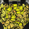 Yellow Monarch Butterfly Pet Car Seat Cover-grizzshop