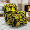 Yellow Monarch Butterfly Recliner Cover-grizzshop