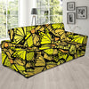 Yellow Monarch Butterfly Sofa Cover-grizzshop