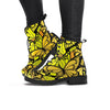 Yellow Monarch Butterfly Women's Boots-grizzshop