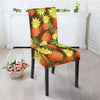 Yellow Neon Pineapple Hawaiian Print Chair Cover-grizzshop