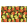 Yellow Neon Pineapple Hawaiian Print Door Mat-grizzshop