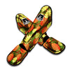 Yellow Neon Pineapple Hawaiian Print Muay Thai Shin Guard-grizzshop