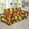 Yellow Neon Pineapple Hawaiian Print Sofa Cover-grizzshop