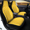 Yellow Paisley Bandana Print Car Seat Covers-grizzshop