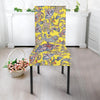 Yellow Paisley Pattern Print Chair Cover-grizzshop