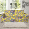 Yellow Paisley Pattern Print Sofa Covers-grizzshop