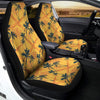 Yellow Palm Tree Hawaiian Print Car Seat Covers-grizzshop