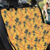 Yellow Palm Tree Hawaiian Print Pet Car Seat Cover-grizzshop