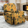 Yellow Palm Tree Hawaiian Print Recliner Cover-grizzshop