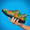 Yellow Pineapple Hawaiian Print Men's Sneakers-grizzshop