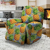 Yellow Pineapple Hawaiian Print Recliner Cover-grizzshop