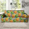 Yellow Pineapple Hawaiian Print Sofa Cover-grizzshop