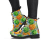 Yellow Pineapple Hawaiian Print Women's Boots-grizzshop