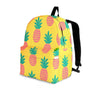 Yellow Pineapple Print Backpack-grizzshop