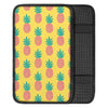 Yellow Pineapple Print Car Console Cover-grizzshop