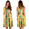 Yellow Pineapple Print Dress-grizzshop