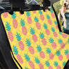 Yellow Pineapple Print Pet Car Seat Cover-grizzshop