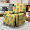 Yellow Pineapple Print Recliner Cover-grizzshop