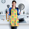 Yellow Pineapple Print Women's Apron-grizzshop