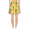 Yellow Pineapple Print Women's Skirt-grizzshop