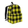 Yellow Plaid Backpack-grizzshop