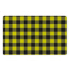 Yellow Plaid Door Mat-grizzshop