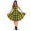 Yellow Plaid Dress-grizzshop