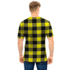 Yellow Plaid Men T Shirt-grizzshop