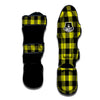 Yellow Plaid Muay Thai Shin Guard-grizzshop