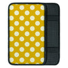 Yellow Polka Dot Car Console Cover-grizzshop