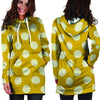 Yellow Polka Dot Hoodie Dress-grizzshop